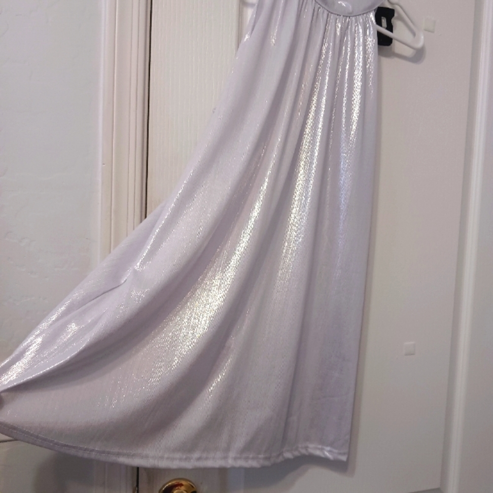 White shimmery top or blouse